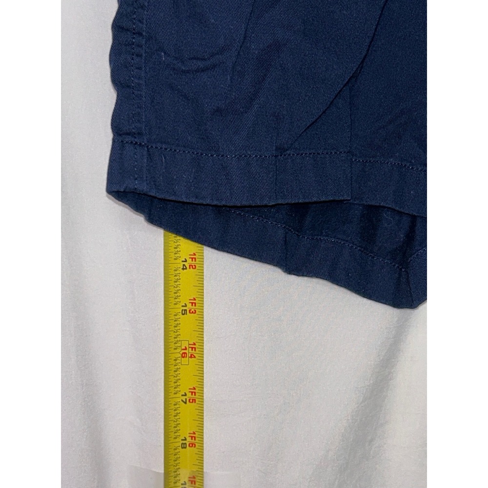 J.Crew Womens Navy Blue Chino Shorts Size 6 Cotton Mid Rise 3 Inch Inseam Casual - Picture 2 of 5